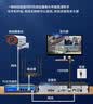 镭威视监控器系统一整套设备500万摄像头poe供电室外手机远程高清夜视全套装农村工厂店铺工业超市商用 500万3路套装+送显示屏 不含硬盘 实拍图