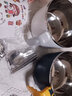 虎神 304不锈钢泡面碗饭盒沥水饭盆学生上班族碗个人专用带盖餐具饭碗 蓝色泡面碗+筷勺+贴纸 1.1L 实拍图