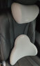 夕多（cicido）汽车头枕腰靠 靠枕靠垫车内座椅腰托车载颈枕 SSZ012K灰色套装 实拍图