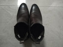 金利来（Goldlion）男鞋都市时尚切尔西靴加绒保暖耐磨男靴58014016343A-深棕色-44码 实拍图