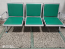 班歌排椅三人位不锈钢连排椅沙发候诊椅输液椅等候椅公共座椅机场椅 拍下备注颜色 三人位带垫 实拍图