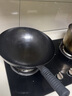 欧乐菲（OLOFE）老关东章丘黑炒菜锅铁锅家用老式圆底无涂层手大炒勺熟铁大师34cm 实拍图
