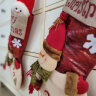 蒂诗卡 大号圣诞袜礼物袋圣诞装饰装糖果苹果圣诞树挂饰挂件圣诞节气氛装饰送儿童创意节庆大型礼品袋子 大号圣诞袜雪人一个 实拍图