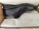 波图蕾斯男士系带商务休闲皮鞋低帮加绒保暖棉鞋男 P9859 黑色(加绒) 39 实拍图