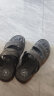 骆驼（CAMEL）男士商务两穿头层牛皮沙滩凉拖鞋 G13M211017 黑色 42  晒单实拍图