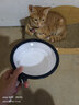 宠星记 宠物外出碗 狗狗猫咪 水碗 饭碗 便携硅胶折叠碗 白色 1000ml 实拍图