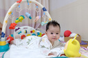 全棉时代纯棉新生婴儿连体衣服新款抗菌纱布宝宝春夏满月服和袍 伊恩植物园【四季款】 66cm （3-6个月） 实拍图