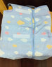韩贝蓓 儿童护肚围婴儿肚脐防着凉宝宝睡觉护肚子防踢被子睡袋神器 DW21 (蓝色云朵)M码 身高60-80cm 实拍图