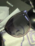 帕森（PARZIN）偏光太阳镜女 复古大框遮阳防晒开车驾驶潮墨镜 9913 实拍图