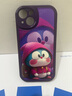 帅玺 适用苹果13/pro/max手机壳 iPhone全包防摔13mini卡通个性创意新硅胶皮纹软壳大笑哆啦男女 【暗紫色】脸红多啦紫-贈保护膜 苹果13 实拍图