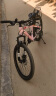 凤凰（Phoenix）山地自行车内走线品牌变速青少年男女竞赛车自行车成人 坦途510 钢架辐条轮-彩云粉 24寸【适合145-170cm】 24速 实拍图