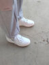 李宁板鞋男鞋2024夏季新款白色鞋子潮流低帮耐磨运动小白鞋潮流休闲鞋 【店长推荐】创意LOGO白 41.5 (260mm) 实拍图