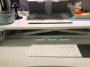 欧泰仕站立办公电脑增高架升降坐站交替可折叠学习桌支架移动笔记本支架 气动尊享款-白色LD002 实拍图