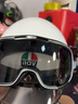 AGV X70头盔摩托车机车复古男女骑行3/4盔四季通用电动车安全帽 MINO 73 WHITE/RED L（适合58-59头围） 实拍图