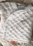 翘脚鸭婴儿衣服新生儿打底分体春秋款加厚保暖秋冬季睡衣宝宝夹棉秋衣裤 浅蓝色 【三层夹棉】 90 （建议身高78-85cm） 实拍图