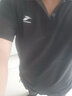 361°短袖t恤男POLO衫男士翻领体恤夏季半袖冰丝速干运动服跑步健身衣 超级黑 L (175/96A) 实拍图