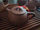 古悦堂 宜兴名家纯全手工紫砂壶工艺师茶壶茶具 君子石瓢壶 小号200毫升 200ml 实拍图