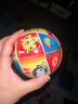 费雪彩印拍拍球儿童迷你皮球1-3岁婴幼儿专用手抓球篮球宝宝玩具球类 全彩印球-狮子（10cm） 实拍图