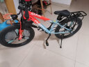 凤凰（Phoenix）儿童自行车山地学生碟刹越野城市变速单车银河 22寸7速一体轮桔蓝 晒单实拍图