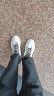 卡帝乐鳄鱼（CARTELO）鞋子男2024春夏季休闲鞋男鞋时尚英伦风皮鞋潮流软底板鞋 白色 41 实拍图
