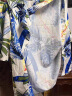 NASADKGM官网联名夏威夷风衬衫套装男夏季度假休闲短袖短裤海边沙滩花衬衣 蓝色套装 XL（建议145-165斤） 晒单实拍图