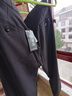 西裤男夏季薄款职业正装商务修身抗皱免烫直筒西服裤轻奢休闲长裤 黑色 40 （200斤左右） 实拍图
