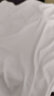 真维斯（Jeanswest）短袖t恤男夏季冰丝透气速干Polo领上衣大码青年港风复古宽松衣服 白色(纯色) 2XL(建议155-175斤左右) 实拍图