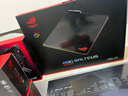 ROG烈焰战甲 游戏鼠标垫  桌垫 硬质鼠标垫 防滑 RGB背光 发光鼠标垫 USB拓展 黑色 实拍图
