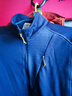 迪卡侬（DECATHLON）户外美利奴羊毛速干衣T恤男运动徒步登山长袖上衣保暖内衣保暖衣 半拉链深蓝色（89%）绵羊毛 XL 实拍图