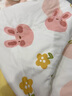 爱贝迪拉（AIBEDILA）新生婴儿抱被初生包被纯棉春秋冬季棉花包单薄小宝宝产房加厚襁褓 【100%棉】芭乐兔10-25°C-100cm 实拍图