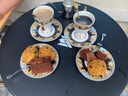 心饰园缪斯 欧式宫廷风骨瓷咖啡杯碟复古下午茶杯红茶杯英式金边陶瓷杯 缪斯花茶壶+炉座 普通装 实拍图