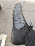 卡尔美（KELME）小牛皮MG足球鞋男透气短钉系带学生比赛圆钉球鞋成人 铁灰黑 42 实拍图