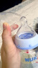NUK宽口径感温玻璃奶瓶新生儿奶瓶0-6个月硅胶奶嘴120ML 实拍图