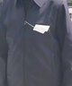 立蒙（LIMENG）春秋款中老年上衣翻领商务休闲中年男装老干部服行政夹克 翻黑2XL 实拍图