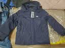 JEEP SPIRIT吉普棉衣男外套冬季大码宽松户外服装冲锋加绒休闲工装棉袄棉服男 2819深蓝加绒 XL 实拍图