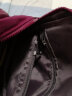 东选双肩包女士新款韩版百搭尼龙布小背包时尚休闲大容量旅行书包 枣红色 实拍图