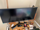 三星（SAMSUNG）34英寸显示器 准4K 带鱼屏 100Hz  TUV爱眼认证 HDR FreeSync 可壁挂  超广视角 电脑高清灵妙双屏 S34C500GAC 实拍图