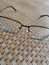 依视路（ESSILOR） 新款商务男镜架时尚镜框女配依视路镜片近视定制眼镜网上配镜 TR90-全框-1023GY-灰色 镜框+依视路膜岩高清1.60现片 实拍图