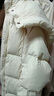 BMOI冬季2025女长款羽绒服新款超长过膝宽松白鸭绒精品潮流羽绒服外套 米白色 S 85-125 晒单实拍图