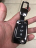 曲园大众钥匙套新速腾朗逸途观L探岳途昂x帕萨特CC宝来途岳汽车包扣壳 B款 亮黑枪(配枪色大众ND皮扣) 实拍图