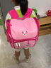 迪帅儿童书包小学生男童一二三到六年级女孩防水护脊双肩背包轻便减负 玫红 大号3-6年级 实拍图