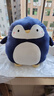 达克鸭 抱枕办公室靠垫沙发客厅靠背垫靠枕床椅子汽车 桃乐西企鹅 35*40*16厘米 实拍图