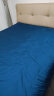 京东京造 60支长绒棉A类床上四件套 珠光贡缎工艺  1.8m床孔雀蓝 实拍图
