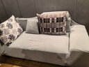 钟爱一生沙发套罩全包全套懒人沙发盖布四季通用贵妃位全包加厚弹力坐垫子 玉米绒 浅灰色 加大(拉伸范围235-300cm)四人 实拍图