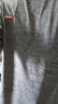 罗蒙（ROMON）冰丝短袖T恤男2023夏季新款宽松五分袖男士速干胖子大码半袖体恤 A281灰色冰丝 XL 体重145-165斤 晒单实拍图