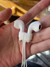 ESCASE 苹果Airpods2/pro/3无线蓝牙运动耳机小米华为漫步者OV防丢绳 出行防脱落 吸附不滑落 白色 实拍图