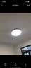 米族原木风卧室吸顶灯木艺灯具简约现代北欧灯具圆形客厅书房LED灯饰 白色圆形【50CM】无极 实拍图