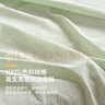 雅鹿100%新疆棉色织床单单件纯棉全棉夏季单人宿舍家用双人水洗棉被单 流年豆绿LC 单床单-160x230cm(适用1.2m床) 实拍图