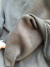 真维斯（JEANSWEST） 圆领卫衣男女同款秋冬季加绒加厚保暖宽松休闲长袖套头潮牌上衣 摇粒 黑色 纯色 3XL 实拍图