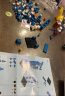 乐乐兄弟兼容高积木六一儿童航天火箭玩具小颗粒立体拼图模型男女孩礼物 升级积木航天火箭-蓝色-458片 实拍图